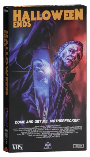 Halloween Ends VHS cover