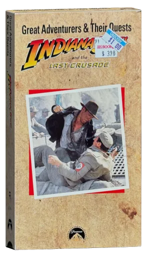 Great Adventurers & Their Quests: Indiana Jones and the Last Crusade VHS cover