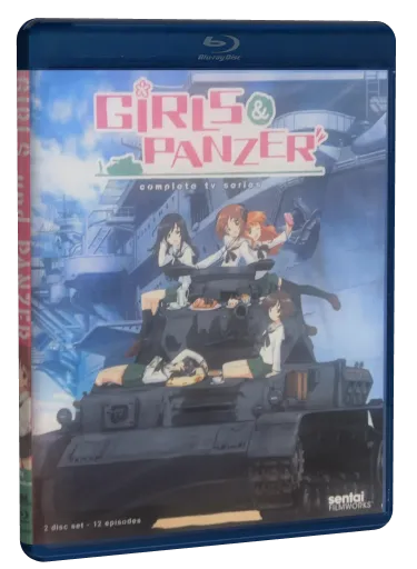Girls und Panzer Blu-ray cover