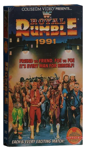 WWE Royal Rumble 1991 VHS, Coliseum Video
