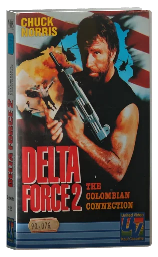Delta Force 2: The Colombian Connection VHS, United Video