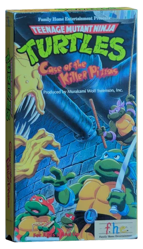 Teenage Mutant Ninja Turtles VHS, Family Home Entertainment