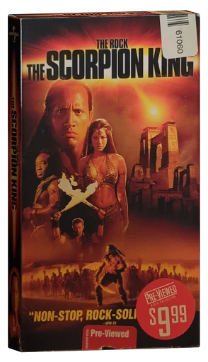 The Scorpion King VHS, Universal Studios Home Video