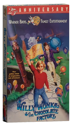 Willy Wonka & the Chocolate Factory VHS, Warner Home Video
