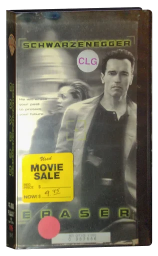 Eraser VHS, Warner Home Video