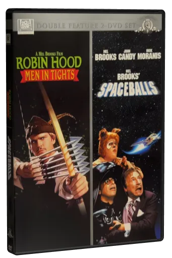 Robin Hood: Men In Tights / Spaceballs DVD cover