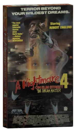 A Nightmare on Elm Street 4: The Dream Master VHS, Media Home Entertainment