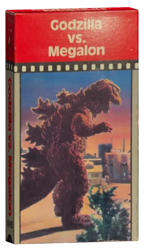Godzilla vs. Megalon VHS cover