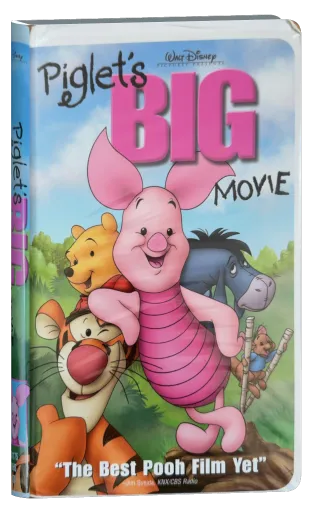 Piglet's Big Movie VHS, Buena Vista Home Entertainment