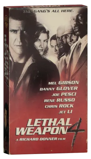 Lethal Weapon 4 VHS, Warner Bros.