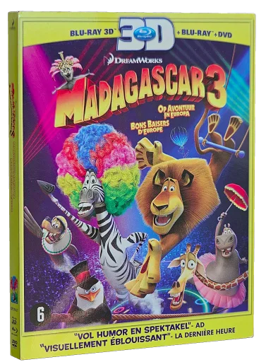 Madagascar 3: Europe's Most Wanted Blu-ray, DreamWorks