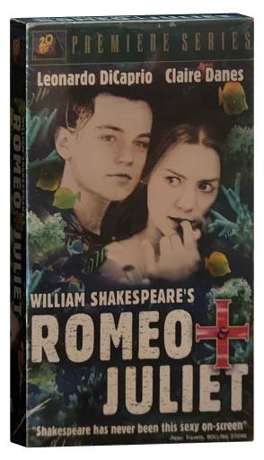 Romeo + Juliet VHS, 20th Century Fox Home Entertainment