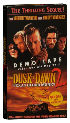 From Dusk Till Dawn 2: Texas Blood Money VHS, Dimension