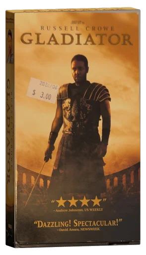 Gladiator VHS, DreamWorks Home Entertainment