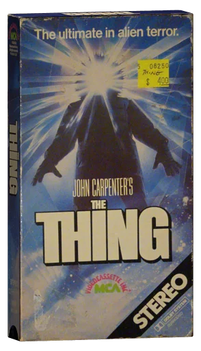 The Thing VHS, MCA Videocassette Inc.