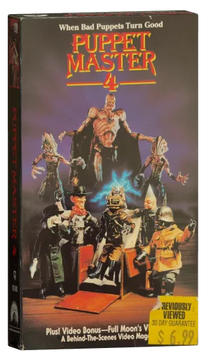 Puppet Master IV: Decapitron VHS, Paramount Home Video
