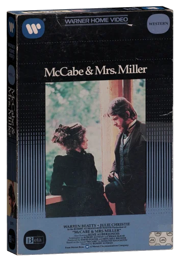 McCabe & Mrs. Miller Betamax, Warner Home Video