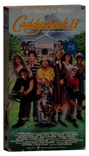 Caddyshack II VHS, Warner Home Video