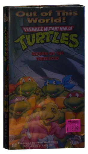 Teenage Mutant Ninja Turtles VHS, Family Home Entertainment
