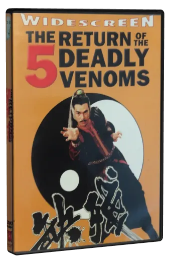 The Return of the 5 Deadly Venoms DVD cover
