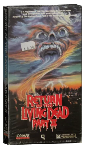 Return of the Living Dead Part II VHS, Lorimar Home Video