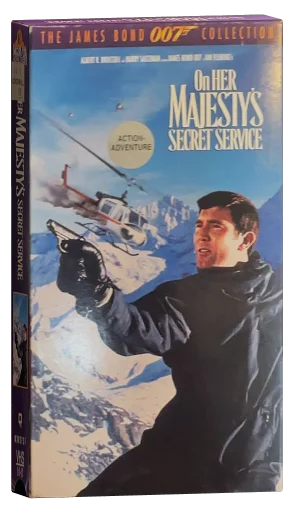 On Her Majesty's Secret Service VHS, MGM/UA Home Video