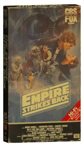 The Empire Strikes Back VHS, Fox Video