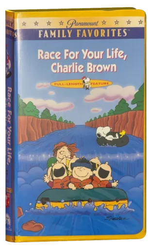 Race for Your Life, Charlie Brown VHS, Paramount Home Video