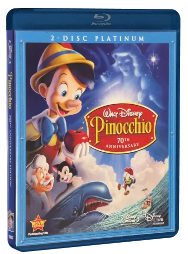 Pinocchio Blu-ray, Walt Disney