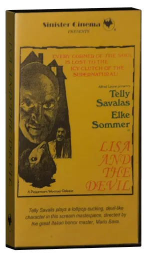 Lisa and the Devil VHS, Sinister Cinema
