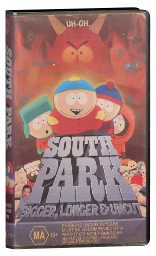 South Park: Bigger, Longer & Uncut VHS, Warner Home Video