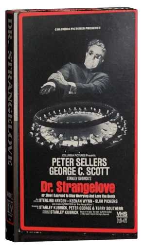 Dr. Strangelove or: How I Learned to Stop Worrying and Love the Bomb VHS, Columbia TriStar Home Video