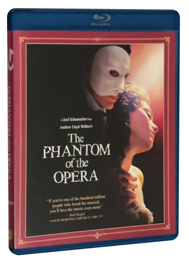 The Phantom of the Opera Blu-ray, Warner Home Video