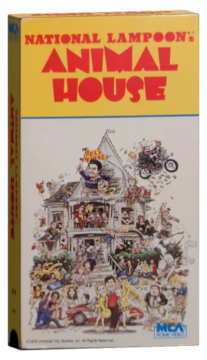 National Lampoon's Animal House VHS cover