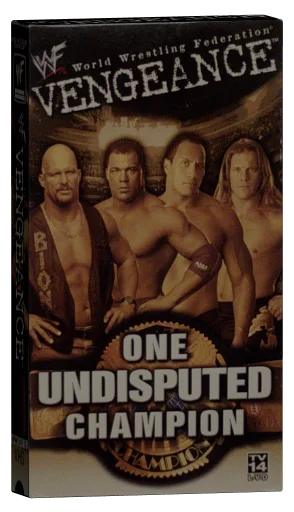 WWF Vengeance 2001 VHS cover