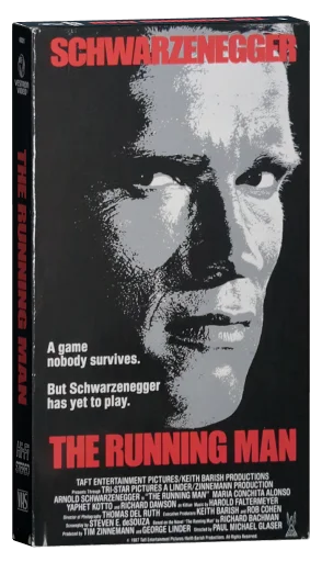 The Running Man VHS, Vestron Video