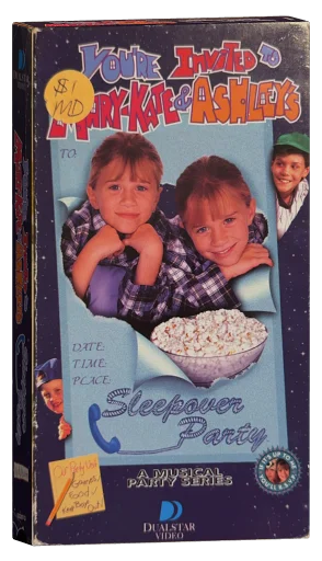 You’re Invited to Mary-Kate & Ashley’s Sleepover Party VHS cover