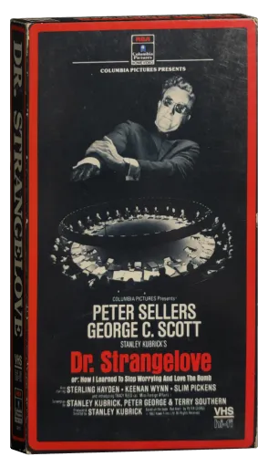 Dr. Strangelove or: How I Learned to Stop Worrying and Love the Bomb VHS, RCA/Columbia Pictures Home Video