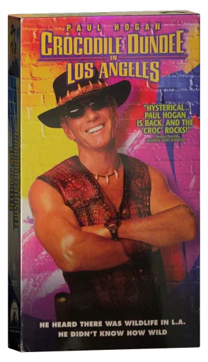 Crocodile Dundee in Los Angeles VHS cover