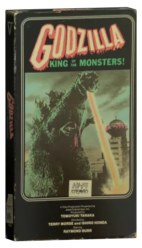 Godzilla, King of the Monsters! VHS, Vestron Video