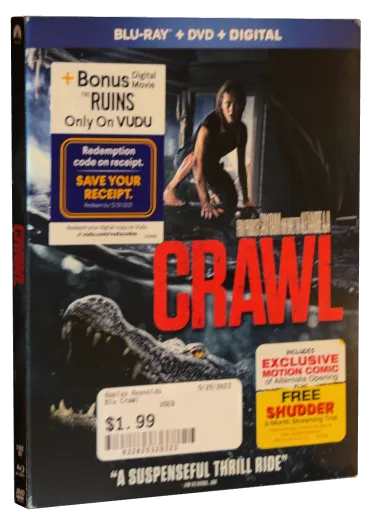 Crawl Blu-ray, Paramount Pictures Home Entertainment