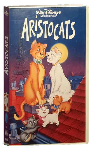 Aristocats VHS cover