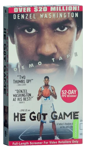He Got Game VHS, Touchstone Home Video