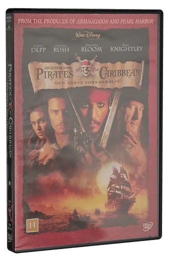 Pirates of the Caribbean: The Curse of the Black Pearl DVD, Walt Disney Pictures