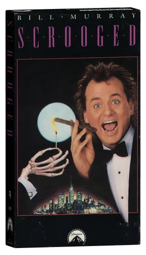 Scrooged VHS, Paramount Home Video
