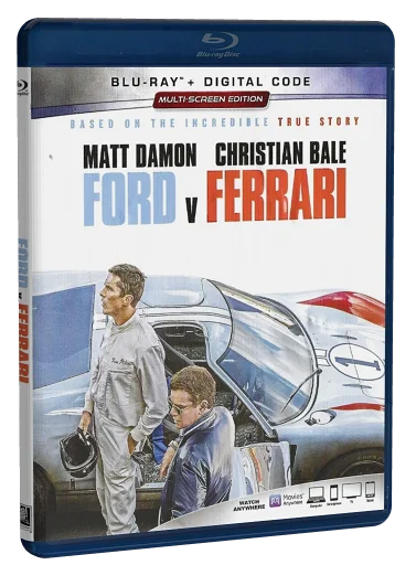 Ford v Ferrari Blu-ray, 20th Century Fox Home Entertainment