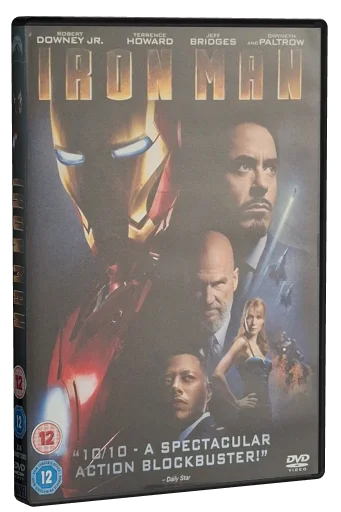 Iron Man DVD, Paramount Pictures Home Entertainment