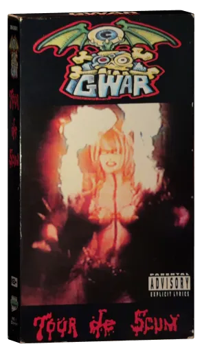 GWAR - Tour de Scum VHS cover