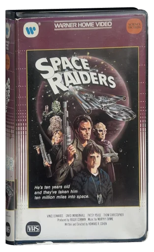 Space Raiders VHS, Warner Home Video
