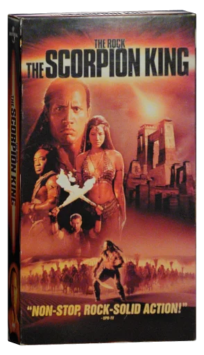 The Scorpion King VHS, Universal Studios Home Video